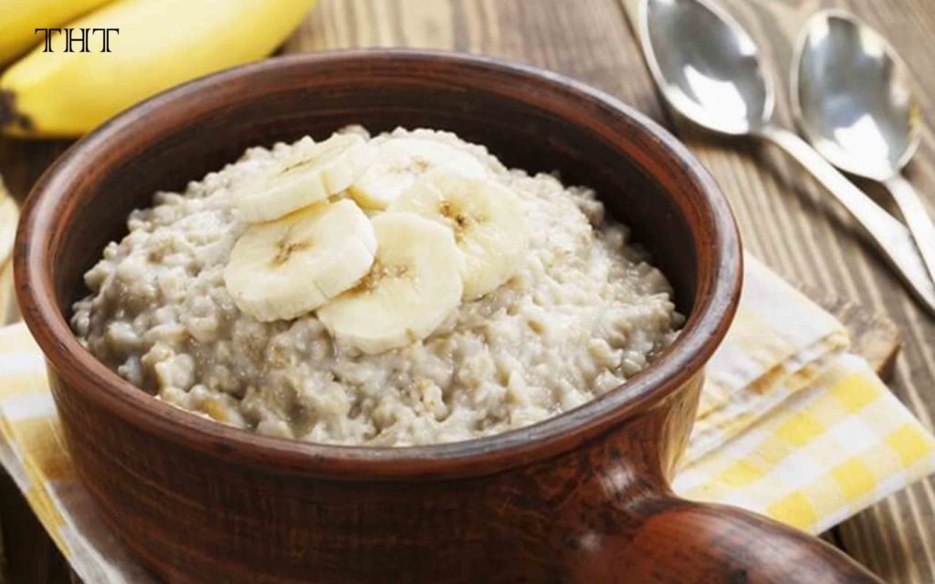 Porridge with banana